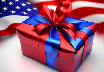How to make a gift for 4th of July