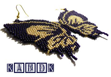 Earrings "Butterfly wings"