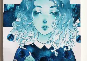 Galaxy Girl Small Sketchbook