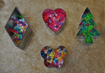 STAINED GLASS out of melted beads!