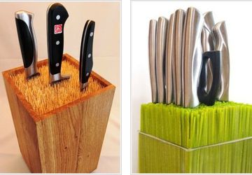 How To Make A Wooden Knife Rack