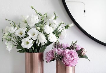 DIY Copper Vases