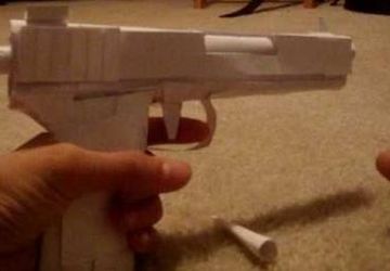 How To Make A Paper Gun