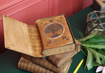 Handmade Suede Celtic Notebook