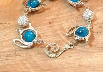 Unique hand made Teapot Bracelet