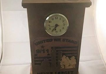 9/11 United We Stand Mantle Clock