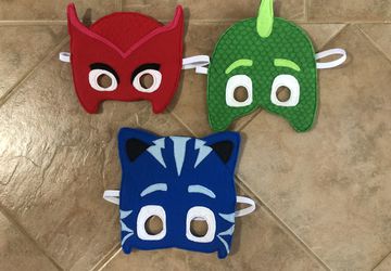 Felt PJ Masks Inspired Masks