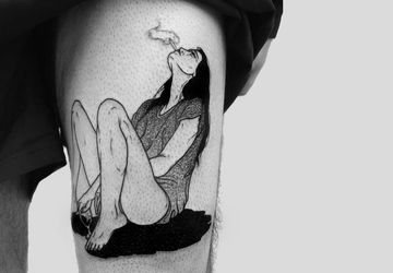 Erotic Tattoo Art by Sad Amish