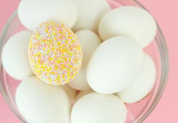 DIY Sprinkled Easter Eggs