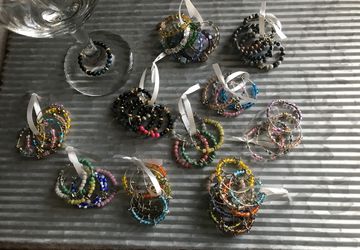 Wine glass charms....sip in style
