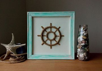 Nautical Home Decor, Turquoise Wall Decor