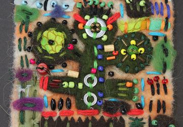 A decorative board ethno-tree