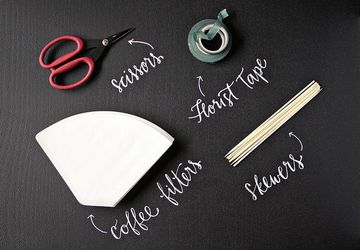 Beautiful Flowers of Coffee Filters