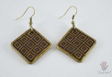 Portuguese Montanhac Diamond Shape Earrings - BLDM-0-20