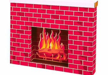 DIY decorative fireplace