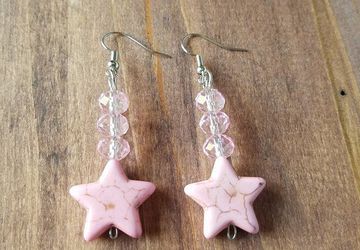 Chibi Moon Earrings/Pink Heart Earrings/Chibi Moon Costume/Chibi Usa Costume/Sailor Moon Jewelry/Sailormoon Jewelry/Geeky Gift/Gift For Her