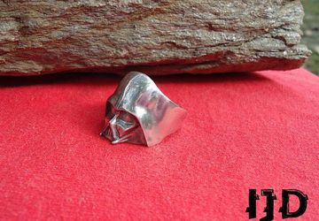 Silver Darth Vader Ring - Vader Ring - Star Wars Ring - Star War -  Anakin Skywalker - Sith Jewelry - Sith Ring