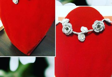 Rosie Choker Necklace (Gray)