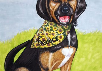 9"x12" Hand-painted Pet Portraits | Gift for Pet Owner, Animal Lover, Cat Lover, Dog Lover, Horse Lover | Pet Memorial, Pet Remembrance, Pet Loss