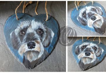Slate Pet Portraits - dog / cat