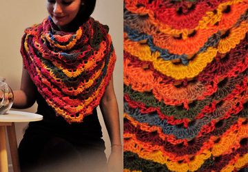 Crochet shawl