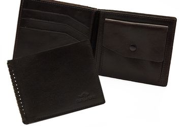 Leather wallet Cangurione 1113-002 V Brown