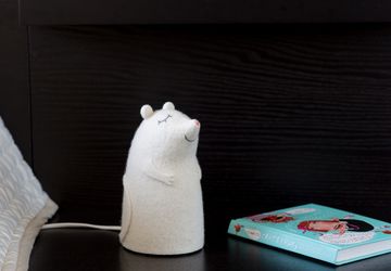 Mousekin felt lamp