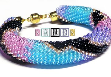 "Violet snake" bracelet