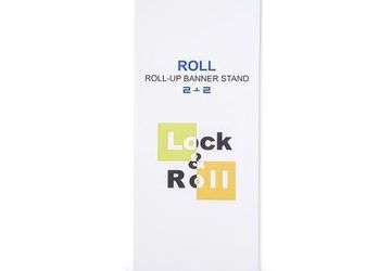 The Lock & Roll | Versatile, Compact Banner Stand