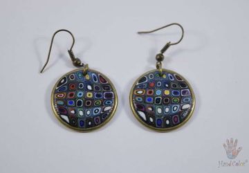 Gustav Klimt Round Earrings - BCDK-0-44