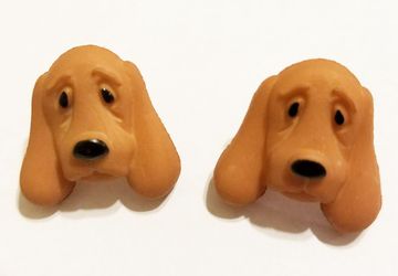Droopy Ear Dog Post Earrings #16