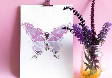 Butterfly print, watercolor butterfly