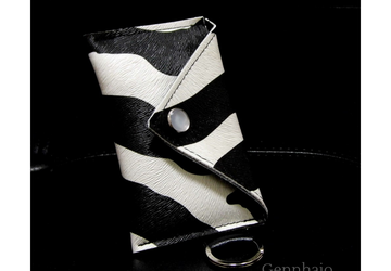 Keychain Wallet, Key fob Wallet, Small Vegan Wallet, Black Card Holder, Keychain Pouch, Business Card Holder, Wallet Keyfob