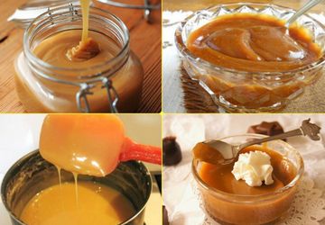 DIY salted caramel and custard