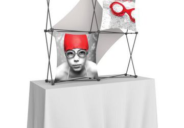 Capture Attention with XClaim 5' Fabric Popup Table Top Display Kit 3