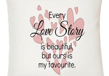 Love Story Decorative Cushion