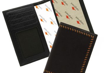 A leather cover for driver's license CANGURIONE 3307-002 DP Brown