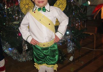 Elf prince Christmas costume from the Thumbelina fairy tale