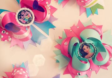 Paw patrol hair Bow accessory