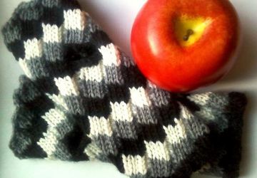 How to knit an Estonian spiral