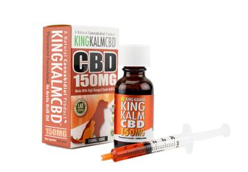 CBD for Dogs | 150 mg CBD with Krill Oil | Free King Komb Mini