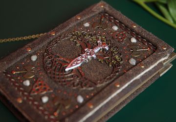 Handmade Real Leather Celtic Notebook
