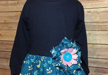 3 Toddler Girls Tunic. Upcycled T-Shirt with Free Shipping