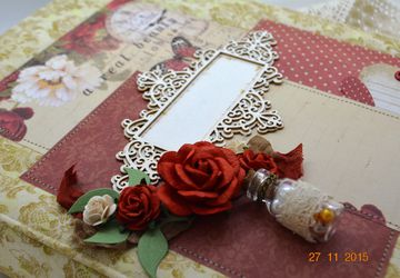 A wedding photo album