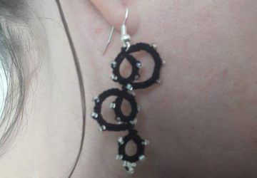 Earrings "Seawave"