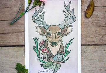 Deer Print