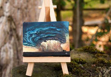 «Storm II» Mini oil painting
