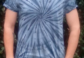 Grey and Black Tie Dye T-shirt, Tie Dye T-shirt, Boho, Hippy, Women's, Men's