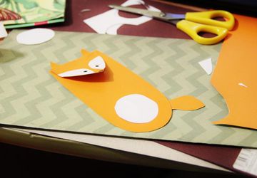 DIY KIDS CRAFTS - BOOKMARK "FOX"