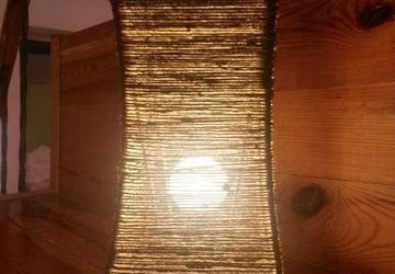 Handmade bedside lamp